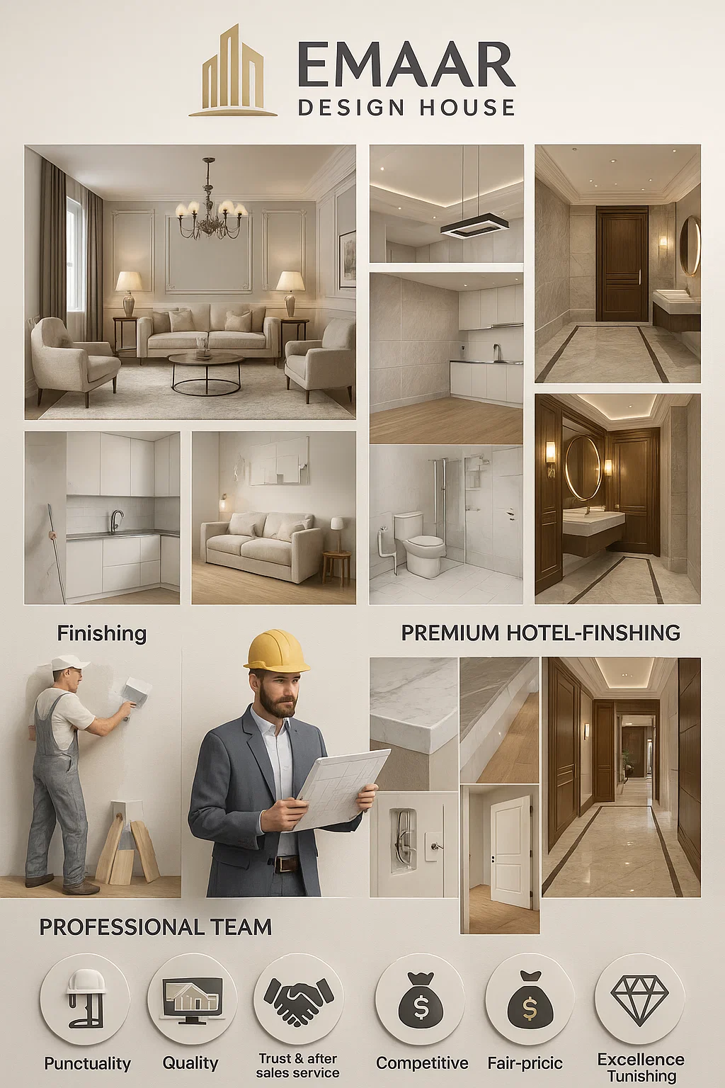 EMAAR DESIGN HOUSE للتشطيب والديكور